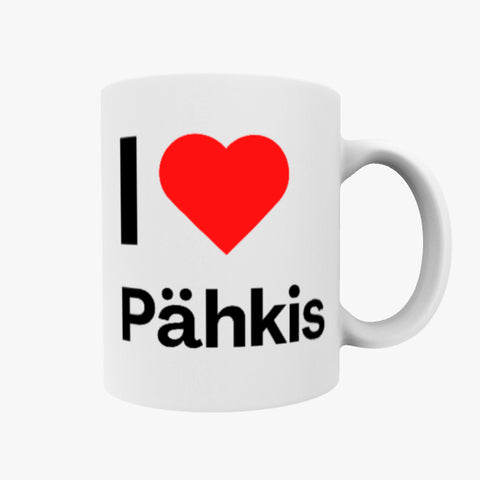 I love Pähkis -muki
