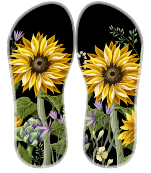 Auringonkukka-sandaalit