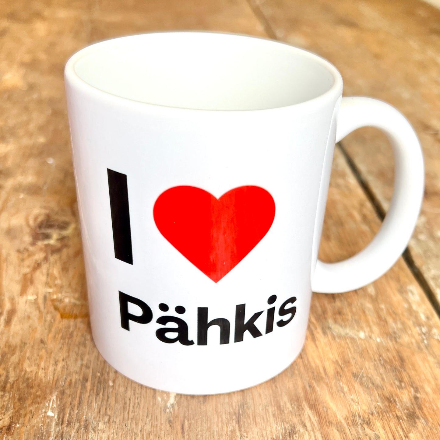 I love Pähkis -muki