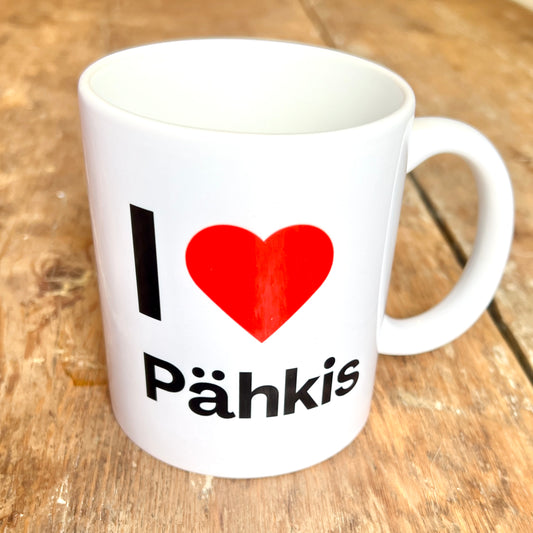 I love Pähkis -muki