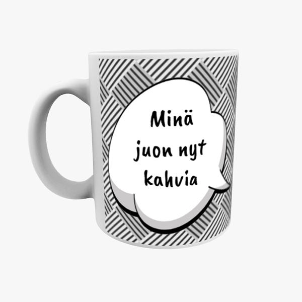 Juon nyt kahvia -muki