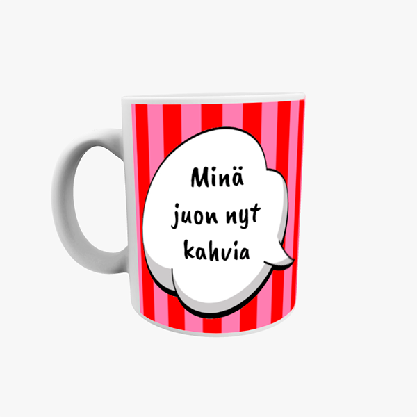 Juon nyt kahvia -muki